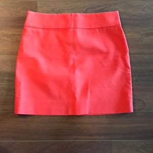 j crew cotton mini skirt
